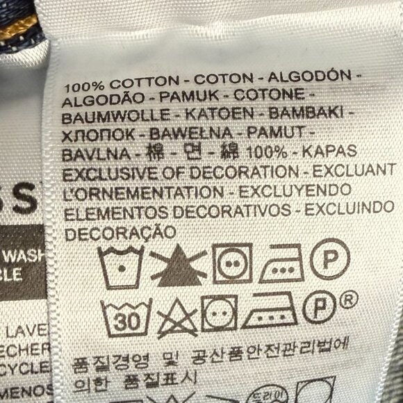 Levis 559 Jeans Mens 38x32 Blue Relaxed Straight Leg Classic Cotton American - Picture 4 of 7